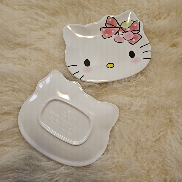 SANRIO Hello Kitty Trinket Plate Set of 2 - Picture 3 of 5